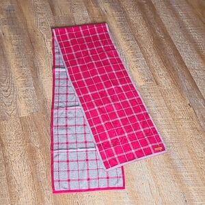 Coach Reversible Scarf Pink/Grey